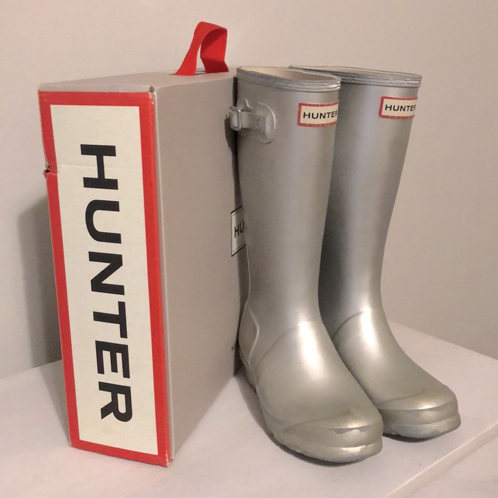 Hunter Boots - silver